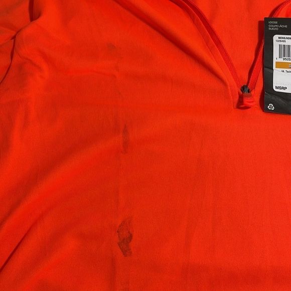 Under Armour Men's Tech 2.0 1/2 Zip Sweater - Phoenix Fire - S - Picture 9 of 10